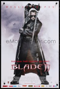 8j476 BLADE II Belgian 2002 Wesley Snipes as vampire, part man, part vampire, all hero!