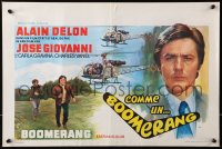 8j477 BOOMERANG Belgian 1976 Comme un Boomerang, art of Alain Delon & choppers!