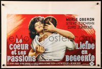 8j535 OF LOVE & DESIRE Belgian 1963 Richard Rush, Merle Oberon had so many men in her life!