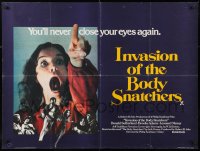 8j241 INVASION OF THE BODY SNATCHERS British quad 1978 cool different image from the movie climax!