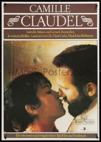 8j177 CAMILLE CLAUDEL East German 23x32 1990 sexy Isabelle Adjani & Gerard Depardieu as Rodin!