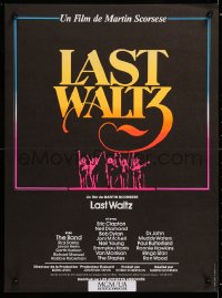 8j725 LAST WALTZ French 16x21 1978 Scorsese, it started as a rock concert & became a celebration!