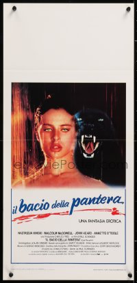 8j824 CAT PEOPLE Italian locandina 1982 sexy Nastassja Kinski becomes something less than human!