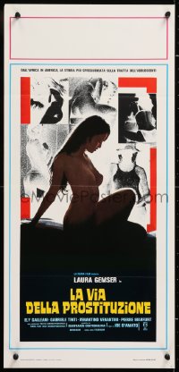 8j840 EMANUELLE & THE WHITE SLAVE TRADE Italian locandina 1978 art of sexy prostitute Laura Gemser!