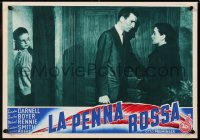 8j950 13th LETTER Italian 14x20 pbusta 1951 Preminger, Constance Smith & Rennie, different & rare!