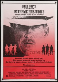 8j027 EXTREME PREJUDICE Lebanese 1986 cool close-up of cowboy Nick Nolte, Walter Hill directed!