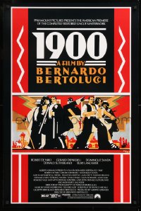 8k500 1900 1sh R1991 directed by Bernardo Bertolucci, Robert De Niro, cool Doug Johnson art!