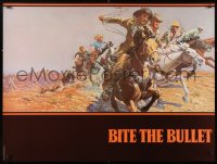 8k005 BITE THE BULLET teaser 30x40 1975 art of Gene Hackman, Candice Bergen & James Coburn!