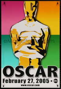 8k508 77th ANNUAL ACADEMY AWARDS 1sh 2005 Brett Davidson artwork of the Oscar!