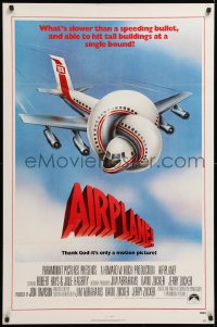 8k520 AIRPLANE int'l 1sh 1980 classic zany parody by Jim Abrahams and David & Jerry Zucker!