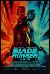 8k566 BLADE RUNNER 2049 advance DS 1sh 2017 great montage image with Harrison Ford & Ryan Gosling!