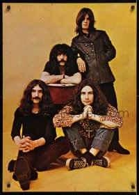 8k233 BLACK SABBATH 24x34 Danish commercial poster 1970s Butler, Tony Iommi, Bill Ward & Ozzy!