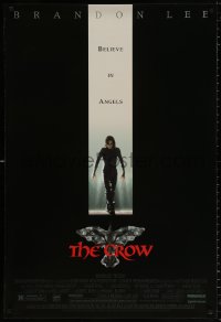 8k594 CROW 1sh 1994 Brandon Lee's final movie, believe in angels, cool image!