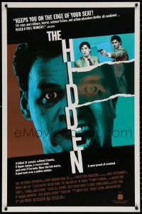 8k689 HIDDEN 1sh 1987 Kyle MacLachlan, a new breed of criminal just took over a police station!