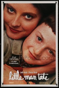 8k751 LITTLE MAN TATE teaser DS 1sh 1991 director/star Jodie Foster, Dianne Wiest, David Hyde Pierce
