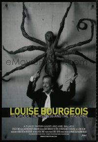 8k771 LOUISE BOURGEOIS: THE SPIDER, THE MISTRESS & THE TANGERINE 1sh 2008 sculptor documentary, cool spider image!