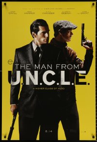 8k782 MAN FROM U.N.C.L.E. teaser DS 1sh 2015 Guy Ritchie, Henry Cavill and Armie Hammer!