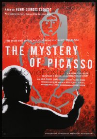 8k823 MYSTERY OF PICASSO 1sh R2000 Le Mystere Picasso, Henri-Georges Clouzot & Pablo!