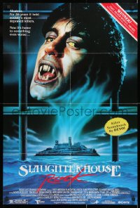 8k204 SLAUGHTERHOUSE ROCK 24x36 video poster 1988 Alcatraz, vampires, killer soundtrack by Devo!