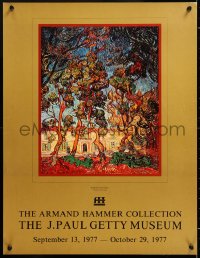 8k160 ARMAND HAMMER COLLECTION 19x25 museum/art exhibition 1977 van Gogh's Hospital at Saint-Remy!