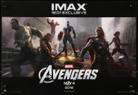 8k209 AVENGERS IMAX mini poster 2012 Robert Downey Jr & The Hulk, assemble 2012!