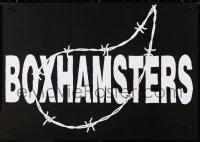 8k311 BOXHAMSTERS 17x23 music poster 1990s cool art of name surrounded by barbed wire!