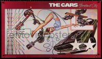 8k316 CARS 27x48 music poster 1984 Ric Ocasek, great car and cheesecake pinup art by Peter Phillips!