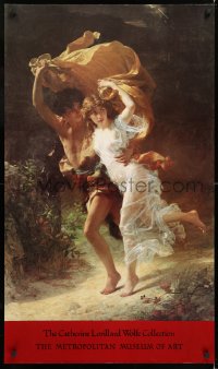 8k162 CATHERINE LORILLARD WOLFE COLLECTION 24x41 museum exhibition 1990s art by Pierre-Auguste Cot!