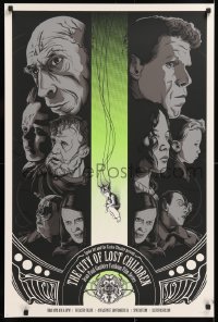 8k069 CITY OF LOST CHILDREN signed 24x36 art print R2012 by artist Joshua Budich, PP Edition!