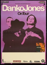 8k319 DANKO JONES 17x23 music poster 2002 Born a Lion, cool image of the rock 'n' roll trio!