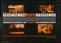 8k403 DAS WAR GEGENGEWALT GEGEN RASSISMUS 16x23 German special poster 2001 great images!