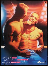 8k405 DEUTSCHE AIDS-HILFE hast du lust? style 19x27 German special poster 2000s HIV/AIDS!