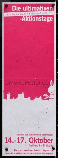 8k406 DIE ULTIMATIVEN AKTIONSTAGE 8x23 German special poster 2000s rabbit with wrench over city!