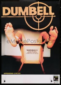8k323 DUMBELL 17x23 music poster 2007 flame throwing rock 'n' roll that will knock you over!