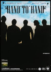 8k335 HAND TO HAND 17x23 German music poster 2005 A Perfect Way to Say Hello, cool band image!