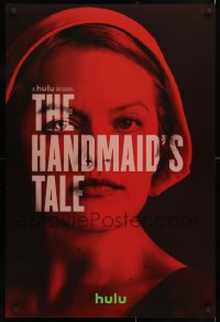 8k186 HANDMAID'S TALE tv poster 2017 close-up of Elisabeth Moss in Puritanical dress!