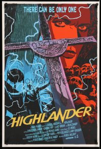 8k043 HIGHLANDER #273/300 24x36 art print 2013 immortal Christopher Lambert by Francavilla!