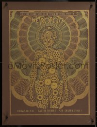 8k049 METROPOLIS signed #125/125 19x25 art print R2010 by artist David O'Daniel, Castro Theatre!