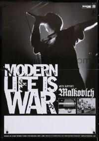 8k339 MODERN LIFE IS WAR 18x25 music poster 2005 Witness, cool image and inset art!