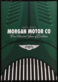 8k446 MORGAN MOTOR COMPANY 20x28 special poster 2009 artwork of fancy hood logo by Lasse Bauer!