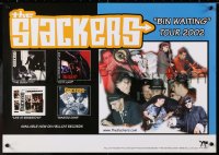 8k353 SLACKERS 17x23 Dutch music poster 2002 Bin Waiting Tour, great images of the band!