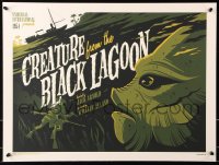 8k059 TOM WHALEN'S UNIVERSAL MONSTERS #134/230 18x24 art print 2013 Creature from the Black Lagoon!