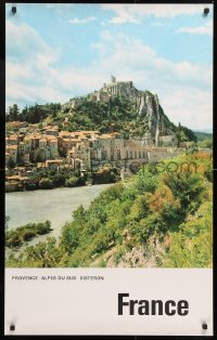 8k095 FRANCE Provence style 25x39 French travel poster 1960s tourist destination images!