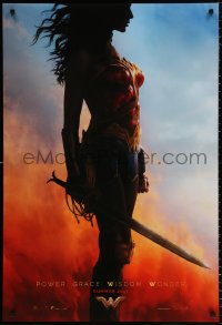 8k991 WONDER WOMAN teaser DS 1sh 2017 sexiest Gal Gadot in title role/Diana Prince, profile image!