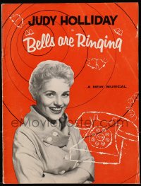 8m032 BELLS ARE RINGING stage play souvenir program book 1956 Judy Holliday does the Cha-Cha-Cha!