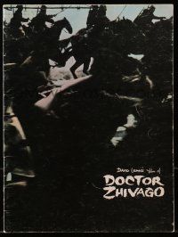 8m084 DOCTOR ZHIVAGO souvenir program book 1965 Omar Sharif, Julie Christie, David Lean epic!