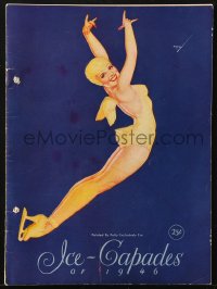 8m165 ICE CAPADES OF 1946 souvenir program book 1946 sexy pin-up cover art by George Petty!