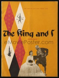 8m184 KING & I stage play souvenir program book 1958 starring Gisele MacKenzie & Yul Brynner!