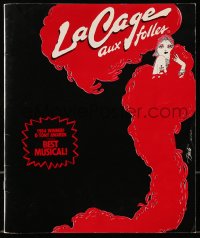 8m189 LA CAGE AUX FOLLES stage play souvenir program book 1984 the winner of 6 Tony Awards!
