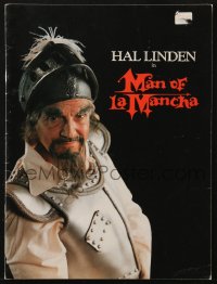 8m215 MAN OF LA MANCHA stage play souvenir program book 1988 starring Hal Linden as Don Quixote!